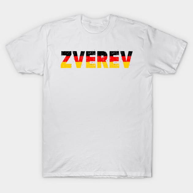 TENNIS PLAYERS - ZVEREV T-Shirt by King Chris